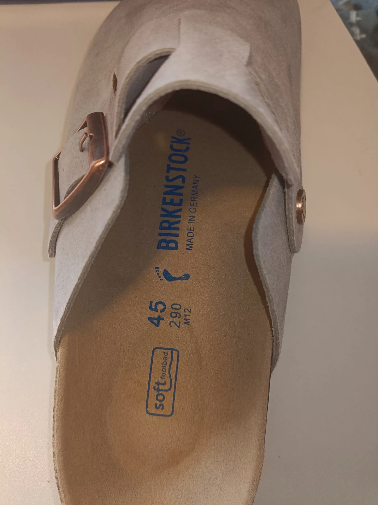 Birkenstock Boston soft brancas tamanho 45 – photo 5